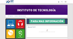 Desktop Screenshot of campus.instituto.ort.edu.ar