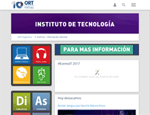 Tablet Screenshot of campus.instituto.ort.edu.ar