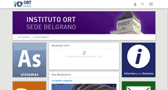 Desktop Screenshot of campus.instituto.belgrano.ort.edu.ar