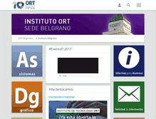 Tablet Screenshot of campus.instituto.belgrano.ort.edu.ar
