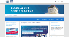 Desktop Screenshot of campus.belgrano.ort.edu.ar